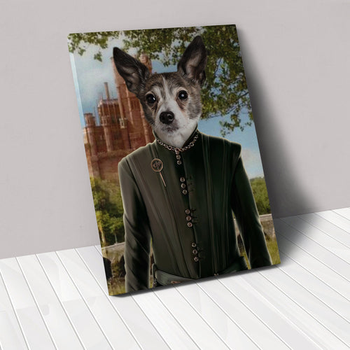 Crown and Paw - Canvas The King's Informer - Custom Pet Canvas 8" x 10" / Castle 1