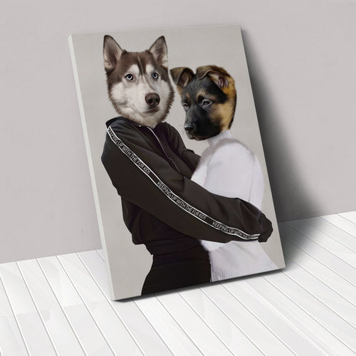 The Insta Sisters - Custom Pet Canvas
