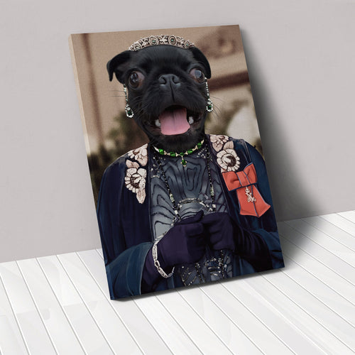 Crown and Paw - Canvas Lady Bagshaw - Custom Pet Canvas