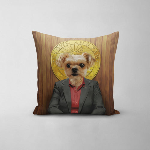Crown and Paw - Throw Pillow The Leslie - Custom Throw Pillow