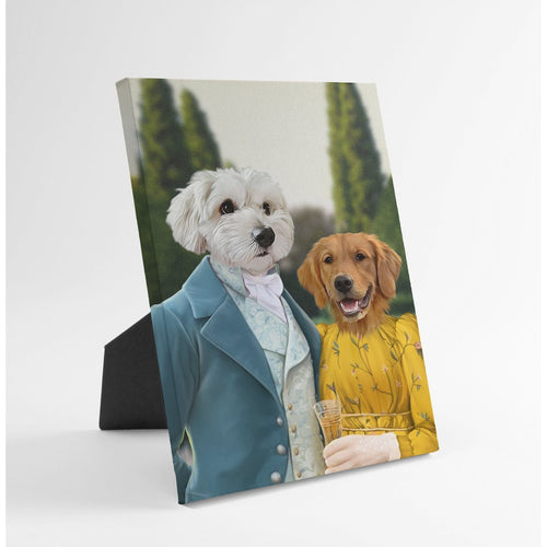 Crown and Paw - Standing Canvas Colin and Marina - Custom Standing Canvas