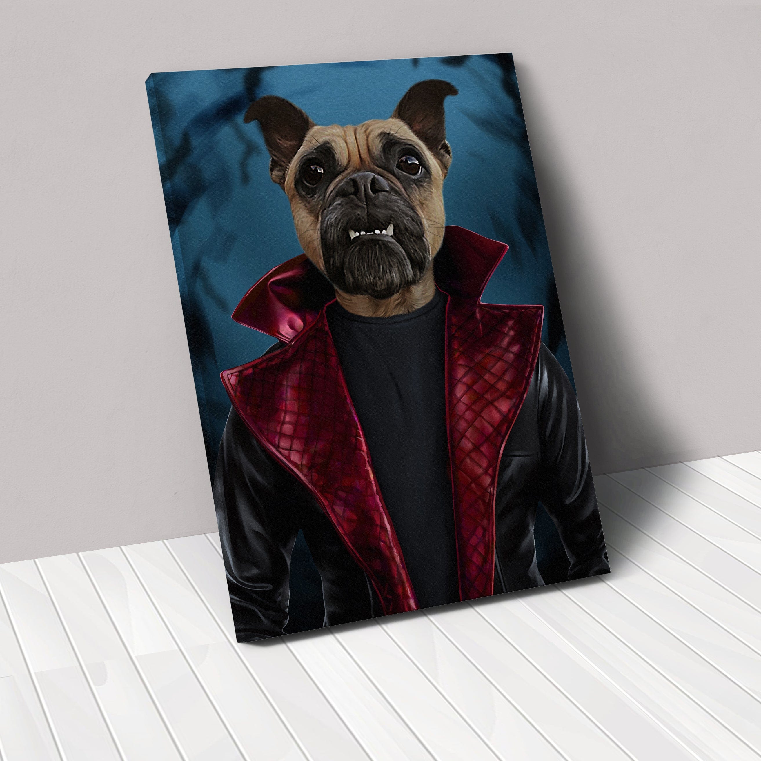 Crown and Paw - Canvas The Morbius - Custom Pet Canvas