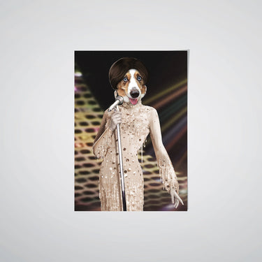 The Motown Queen - Custom Pet Poster