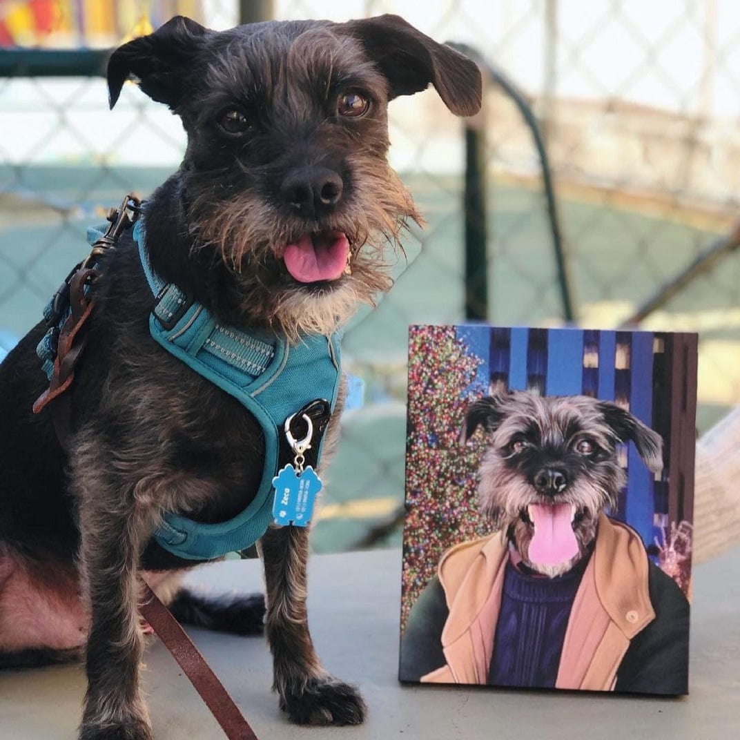 Crown and Paw - Canvas The NYC Kid - Custom Pet Canvas