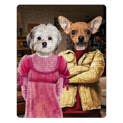 Crown and Paw - Puzzle The Nerd Couple - Custom Puzzle 11" x 14"