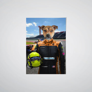 The Orange Driver - Custom Pet Poster