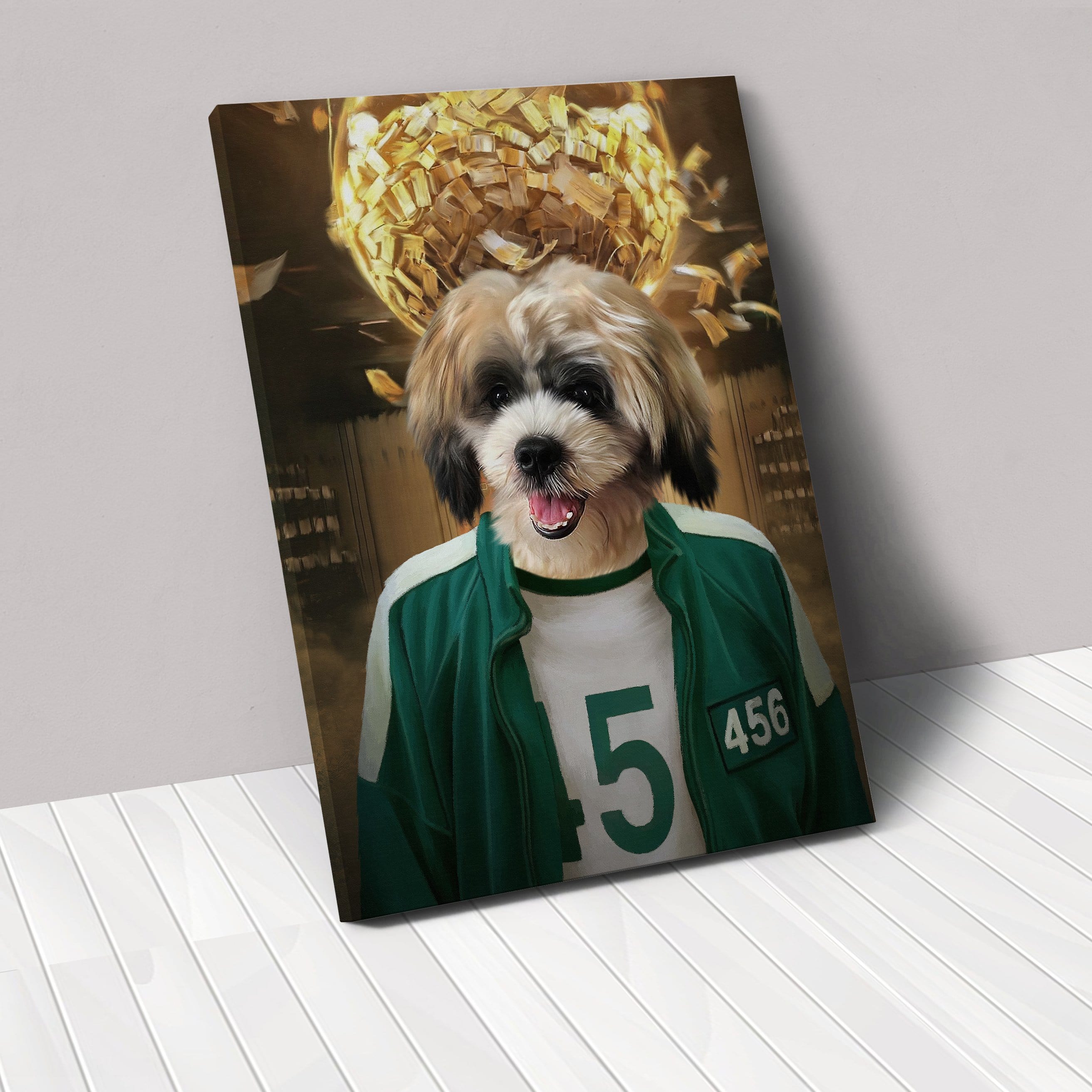Crown and Paw - Canvas Player 456 - Custom Pet Canvas