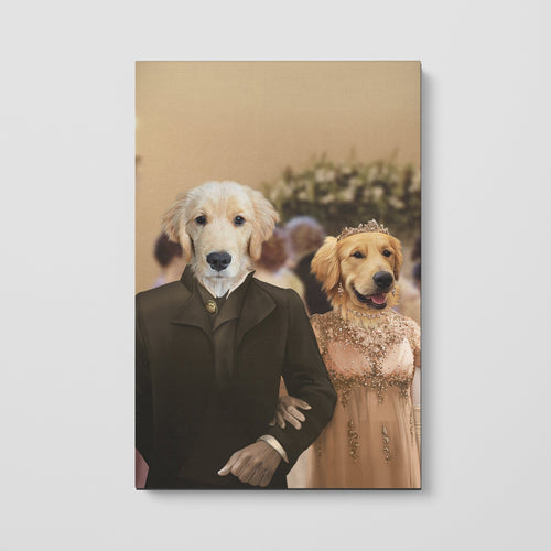 Crown and Paw - Canvas Simon and Daphne - Custom Pet Canvas