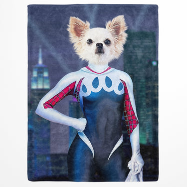 The Spider Girl - Custom Pet Blanket
