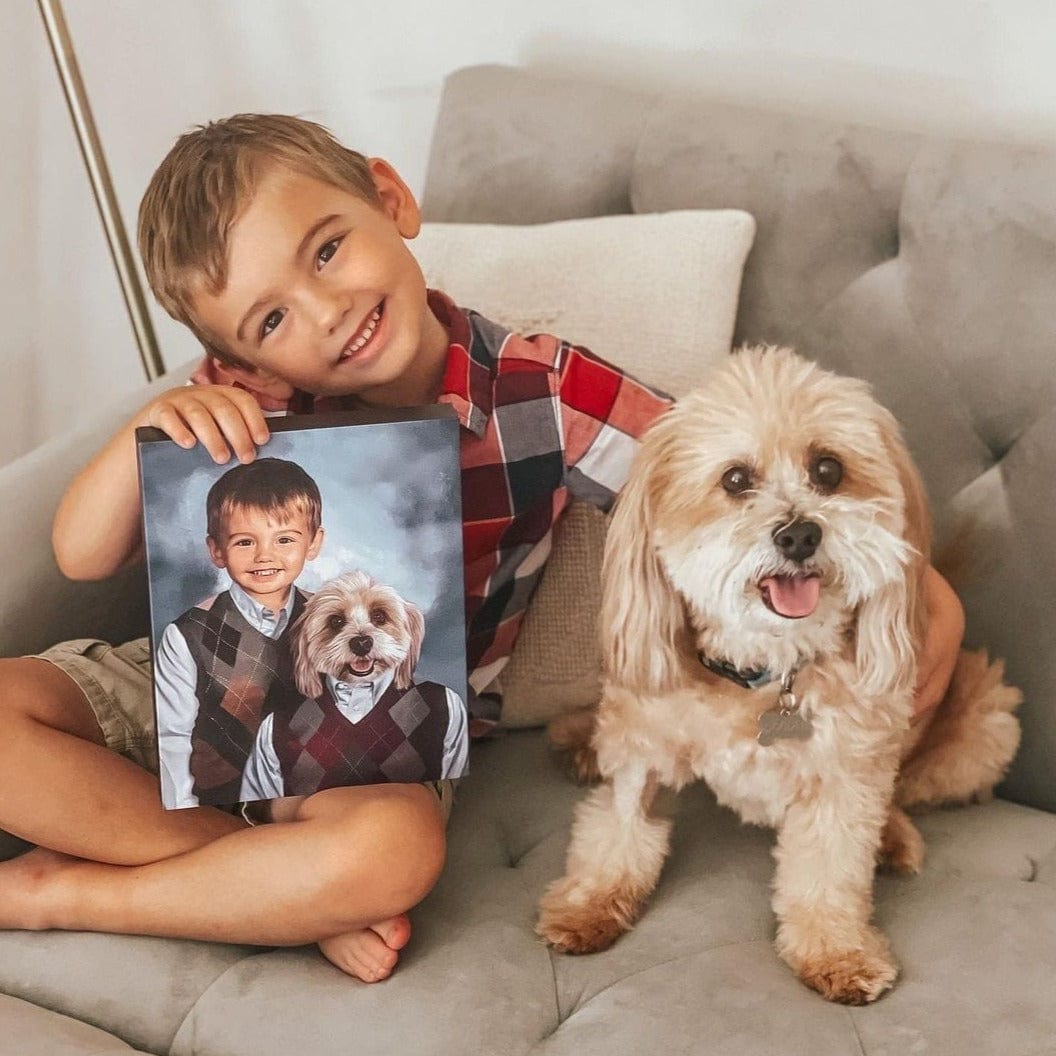 Crown and Paw - Canvas Step Brothers - Custom Pet Canvas