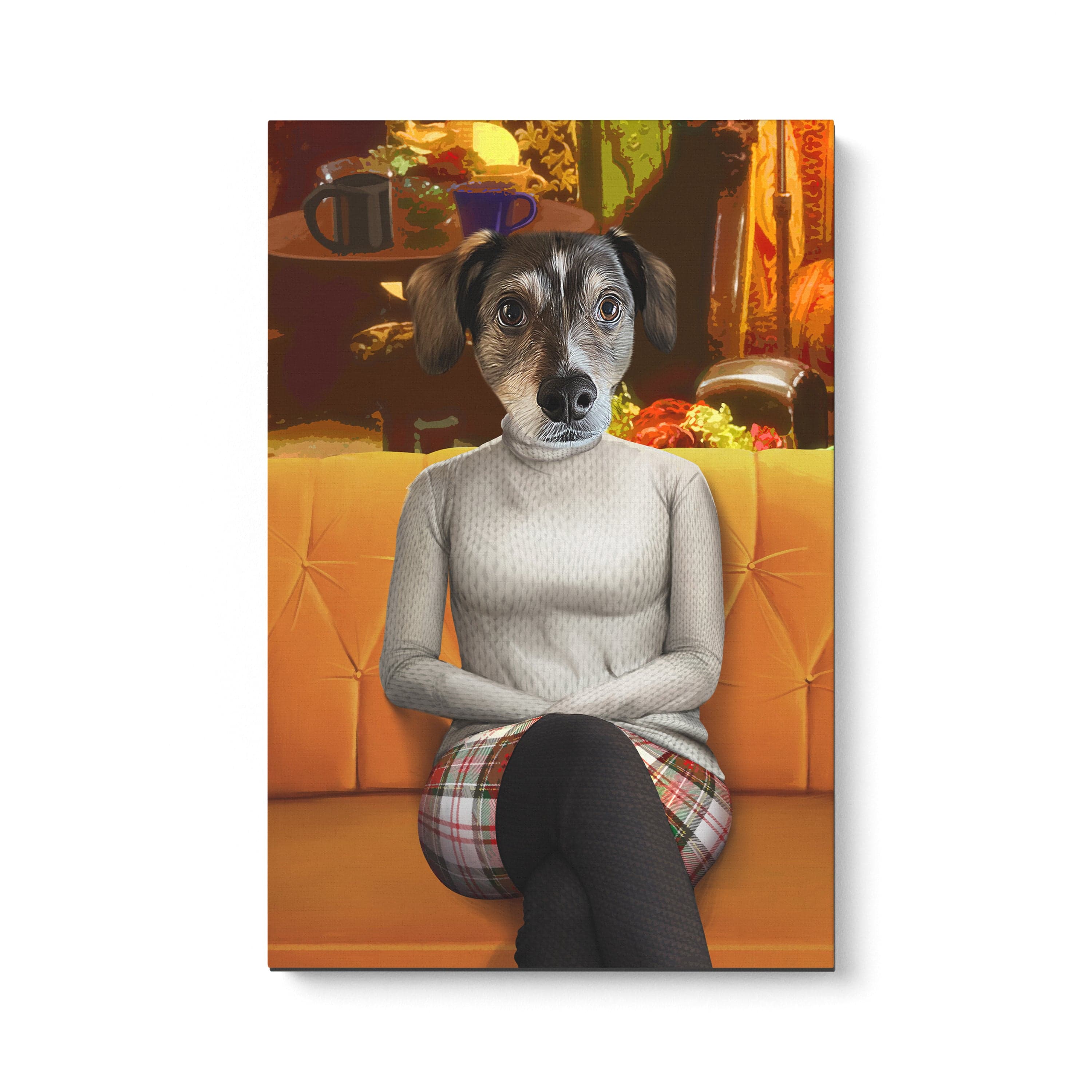 Crown and Paw - Canvas The Stylish Friend - Custom Pet Canvas