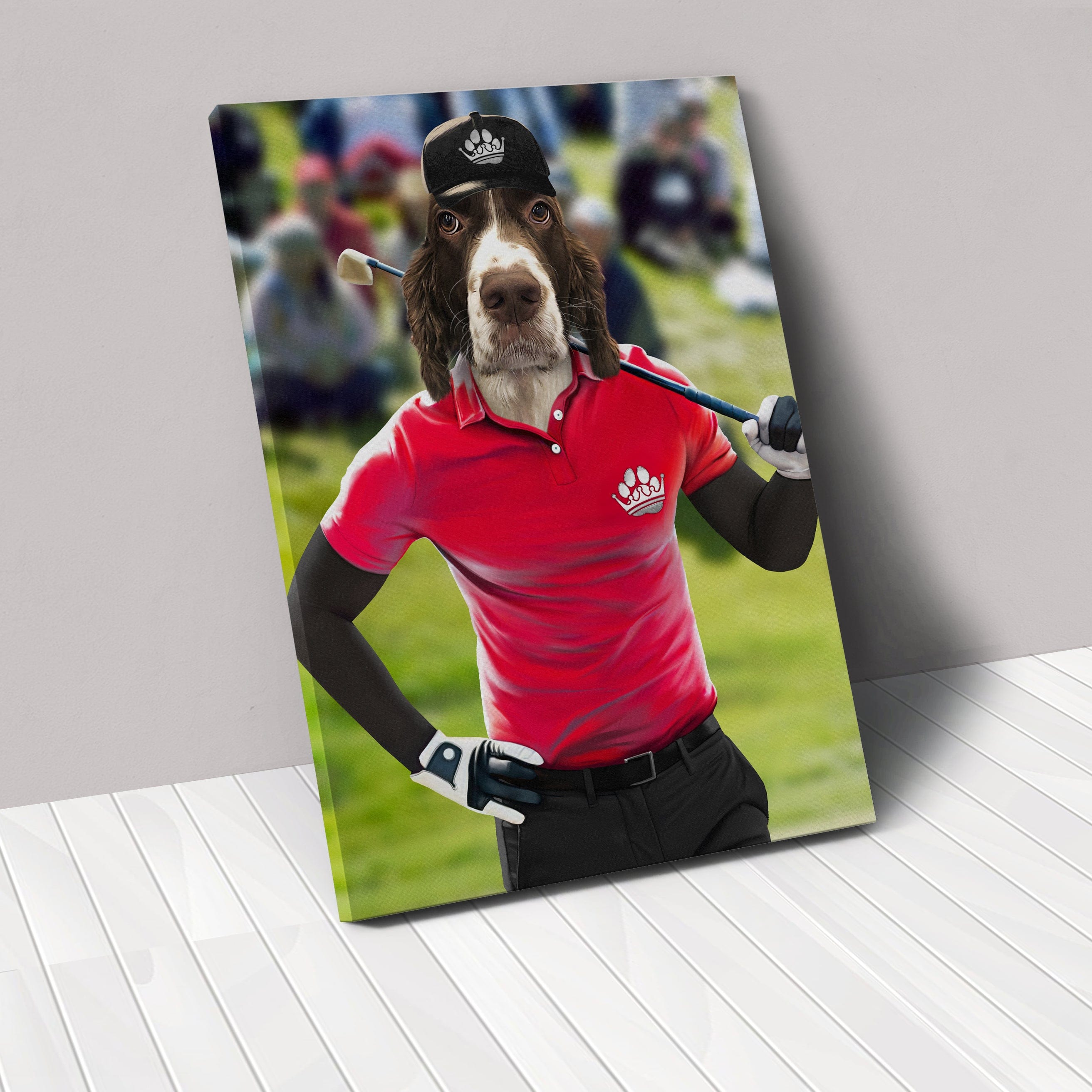 Crown and Paw - Canvas The Tiger - Custom Pet Canvas