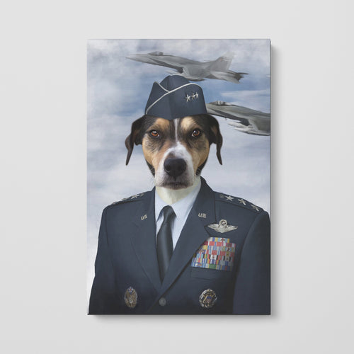 Crown and Paw - Canvas The Male Air Force - Custom Pet Canvas