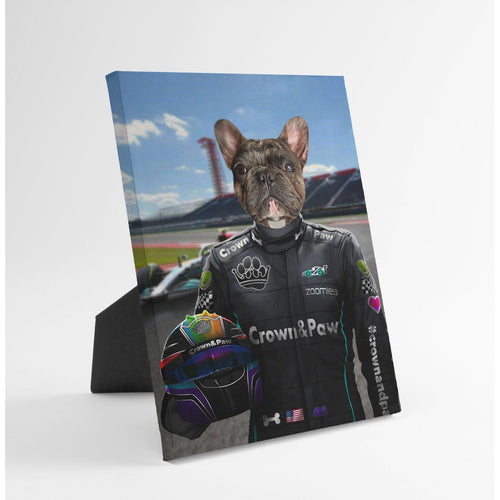 Crown and Paw - Standing Canvas The Veteran Driver - Custom Standing Canvas