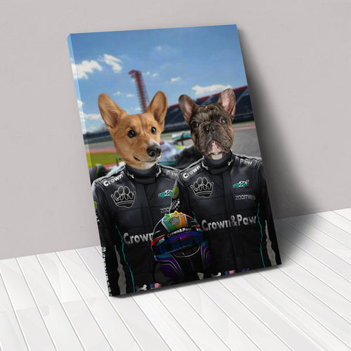 Crown and Paw - Canvas The Veteran Drivers - Custom Pet Canvas
