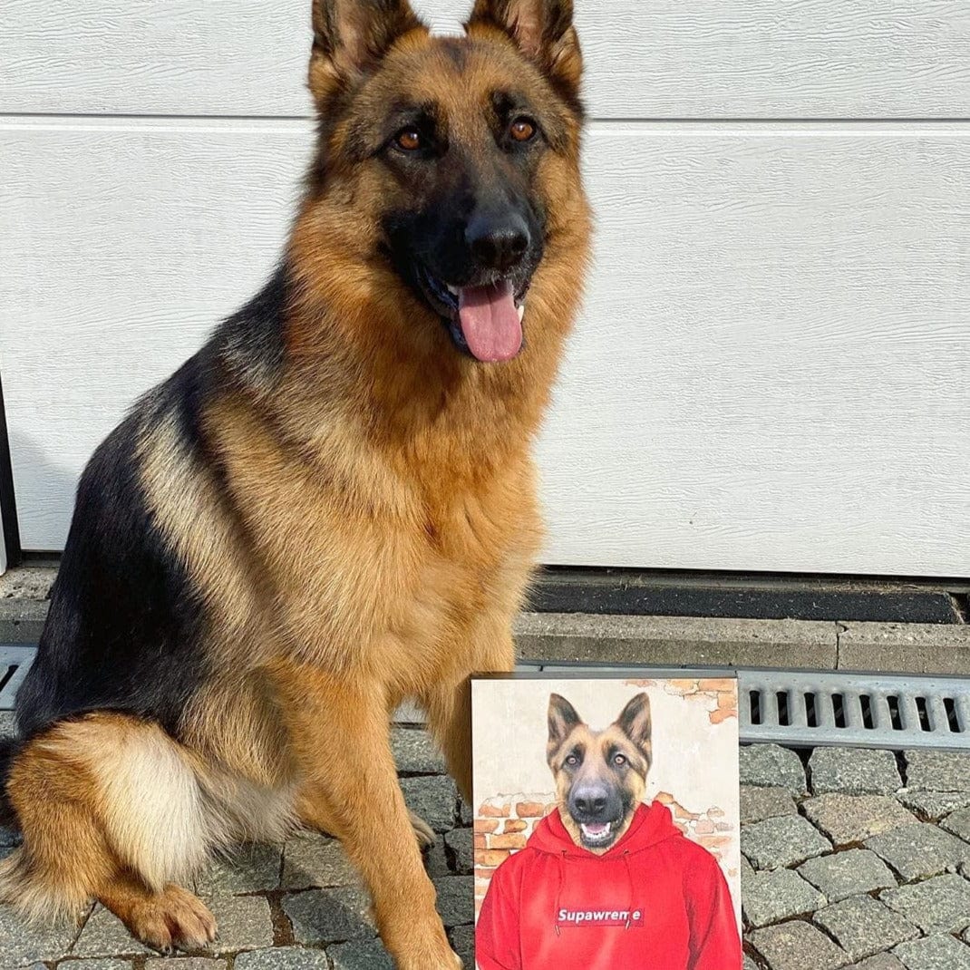 Crown and Paw - Canvas The Hypebeast - Custom Pet Canvas