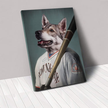 The Baseball Player - Custom Pet Canvas