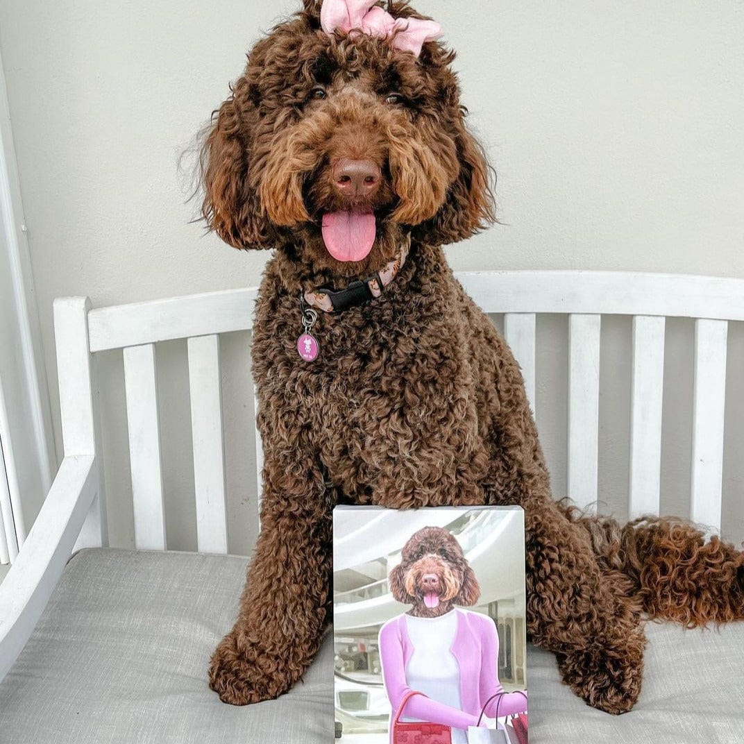 Crown and Paw - Canvas The Regina - Custom Pet Canvas