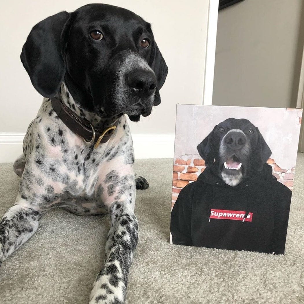Crown and Paw - Canvas The Hypebeast - Custom Pet Canvas