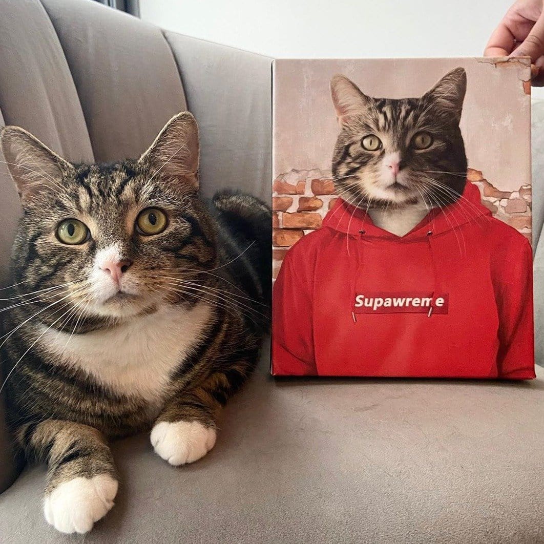 Crown and Paw - Canvas The Hypebeast - Custom Pet Canvas