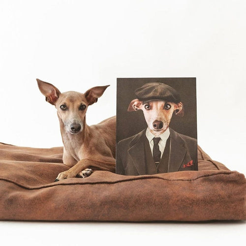 Crown and Paw - Canvas The British Gangster - Custom Pet Canvas