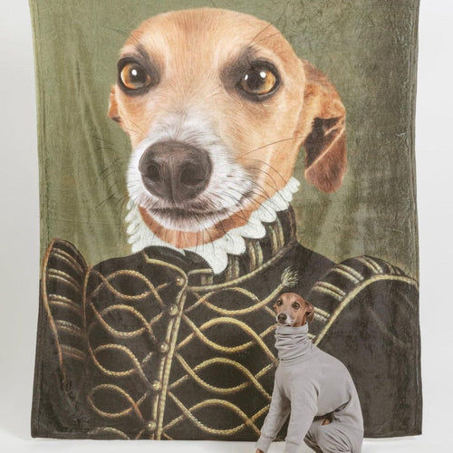 Crown and Paw - Blanket The Noble - Custom Pet Blanket