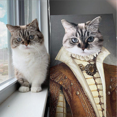 The Golden Princess - Custom Pet Canvas