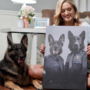 The Officers - Custom Pet Canvas