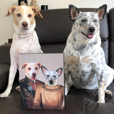 The Lord And Lady - Custom Pet Canvas