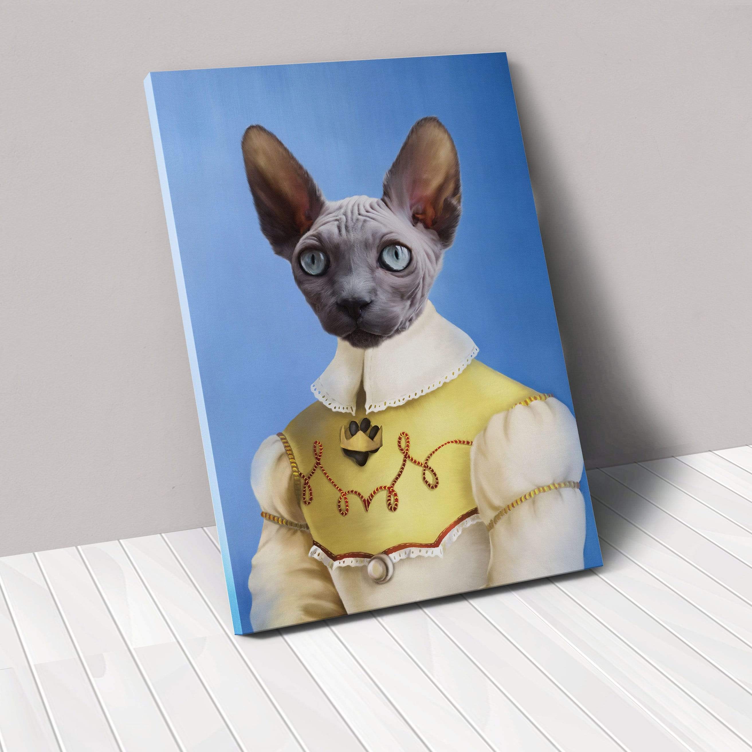 Crown and Paw - Canvas The Southern Belle - Custom Pet Canvas